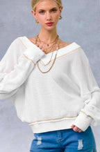 Waffle Textured Long Sleeve Top