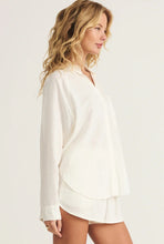 The Perfect Linen Top White