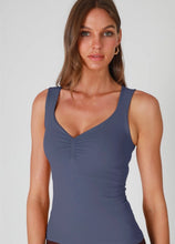 Clean Line Shirred Top