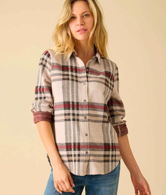 ADELAIDE LS KNIT FLANNEL