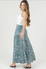 Printed Wide Leg Pants with Elastic Drawstring Waist
