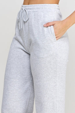 Fleece Straight Leg High-rise Jogger