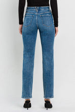 High Rise Medium Wash Straight Jeans