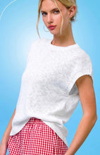 Sleeveless Ribbed Knit Mock Crew Neck Top