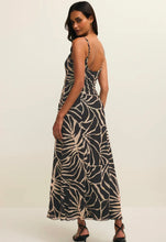 Charisma Tova Palm Midi Dress Black