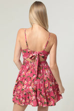 V Neck Open Tie Back Sundress