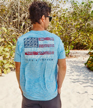 AMERICANA COASTAL FLAG PERFORMANCE SS TEE