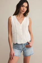 Tomi Embroidered Tank White