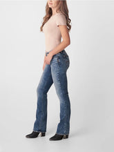 Elyse Curvy Fit Mid Rise Straight Leg Jeans