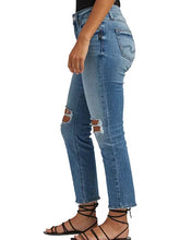 Suki Mid Rise Straight Crop Jeans